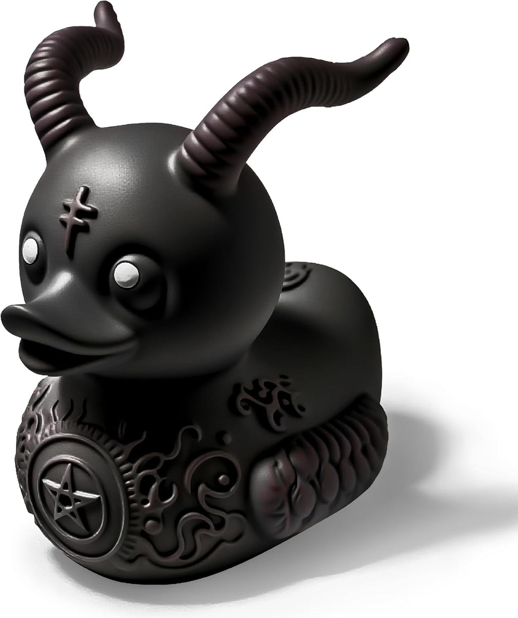 Punk Gothic Resin Duck, Satanic Gothic Duck, Gothic Punk Resin Duck Series, Desk